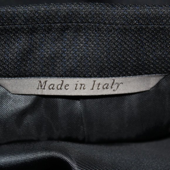 Canali gray and blue sport coat 54IT - Picture 5 of 5